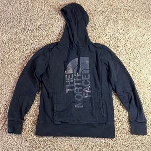 Dark Grey North Face Hoodie Size Medium